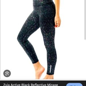 ZYIA reflective  Black Leggings